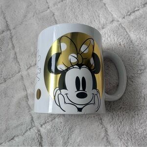 Walt Disney | White and Gold Minnie Mouse Large Coffee Mug